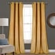 preview thumbnail 1 of 95, Porch & Den Lapeyrous Velvet Solid Room Darkening Window Curtain Panel Set