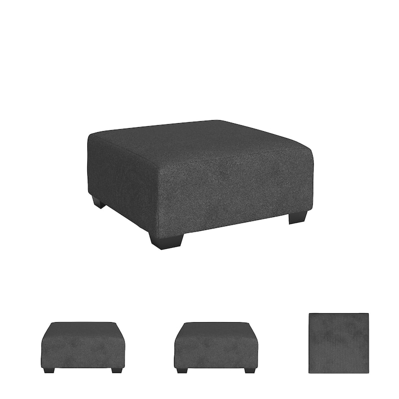 Ballinasloe Oversized Ottoman - Smoke