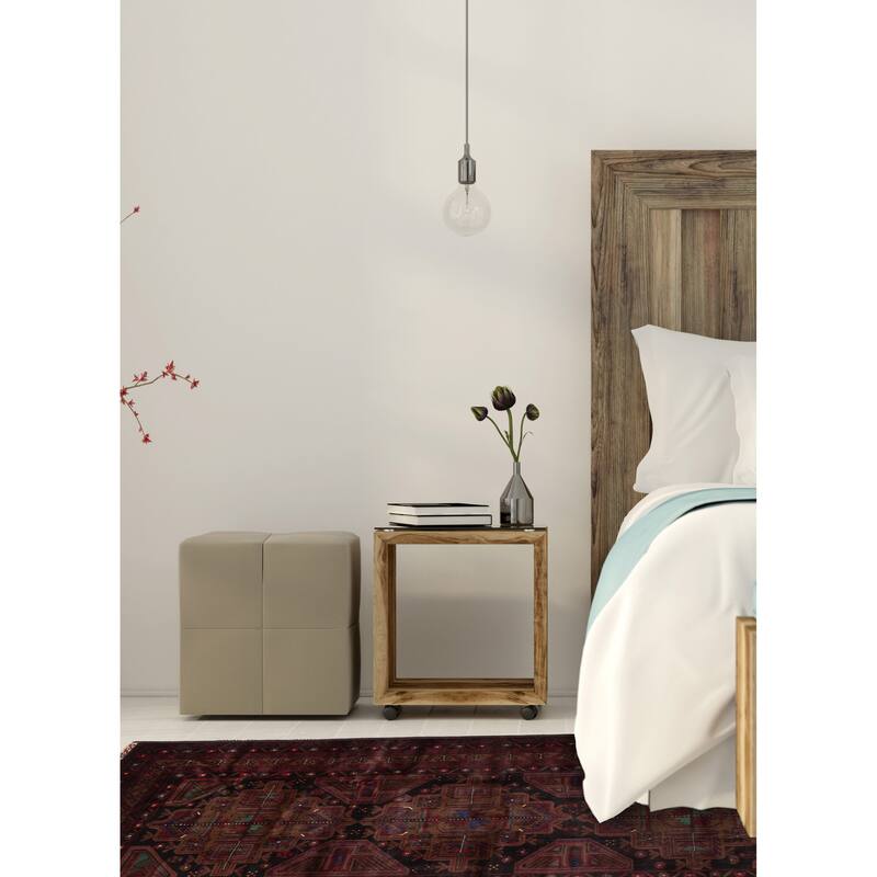 ECARPETGALLERY Hand-knotted Teimani Black, Brown Wool Rug - 3'8 x 6'8