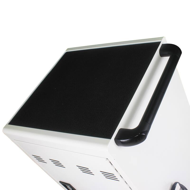 Mobile Charging Cart and Cabinet for Tablets Laptops 30-Device With Combination Lock