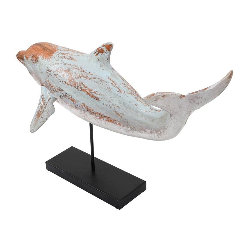Swimming Dolphin on Stand