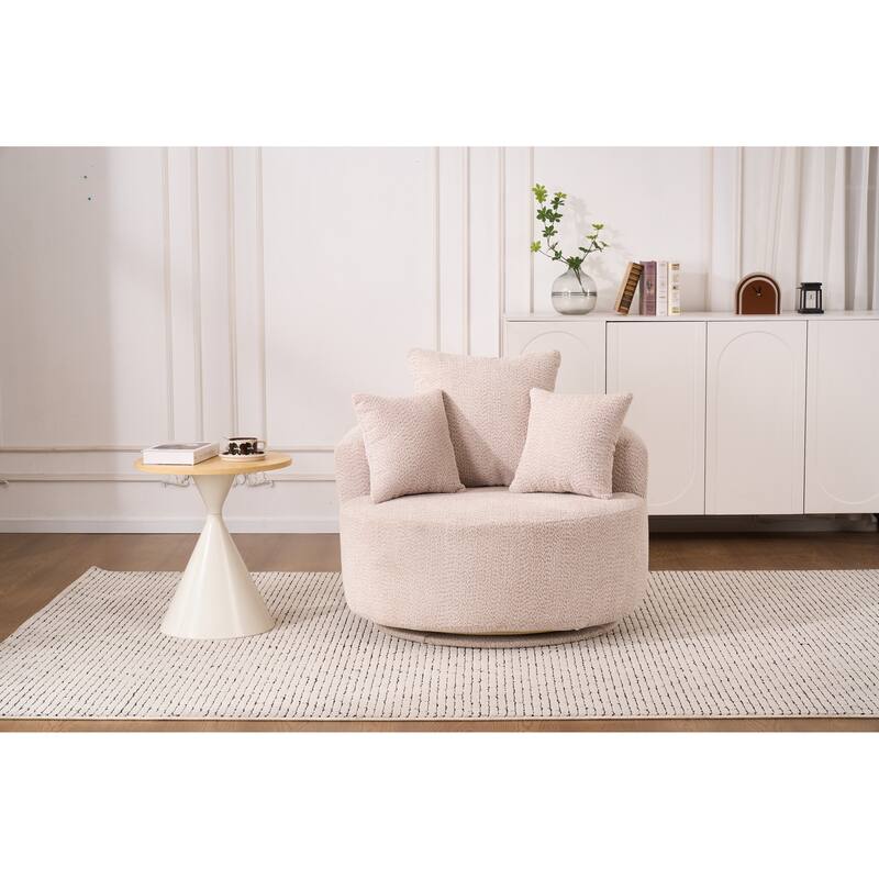 Single Seat Full Sponge Compression Swivel Chair Single Sofa