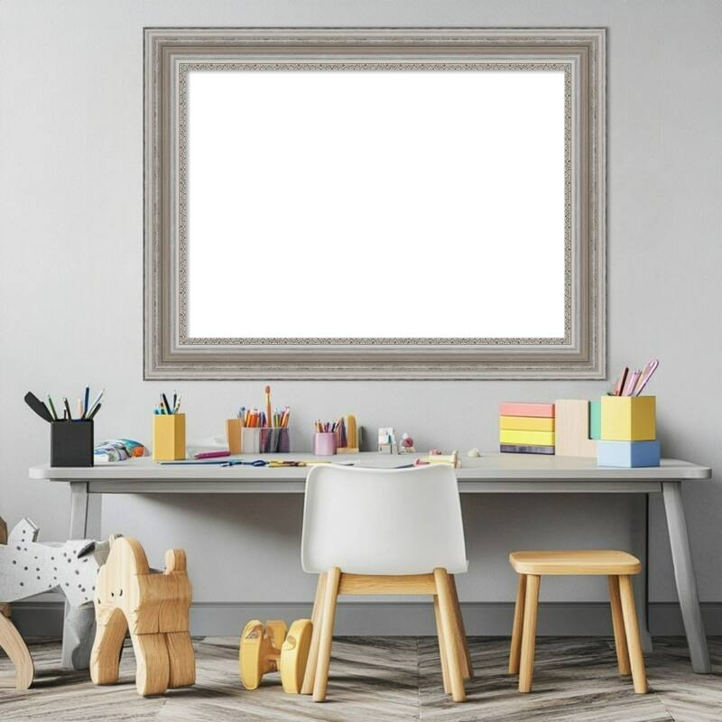 Amanti Art Parlor Black Framed Dry Erase Magnetic Board