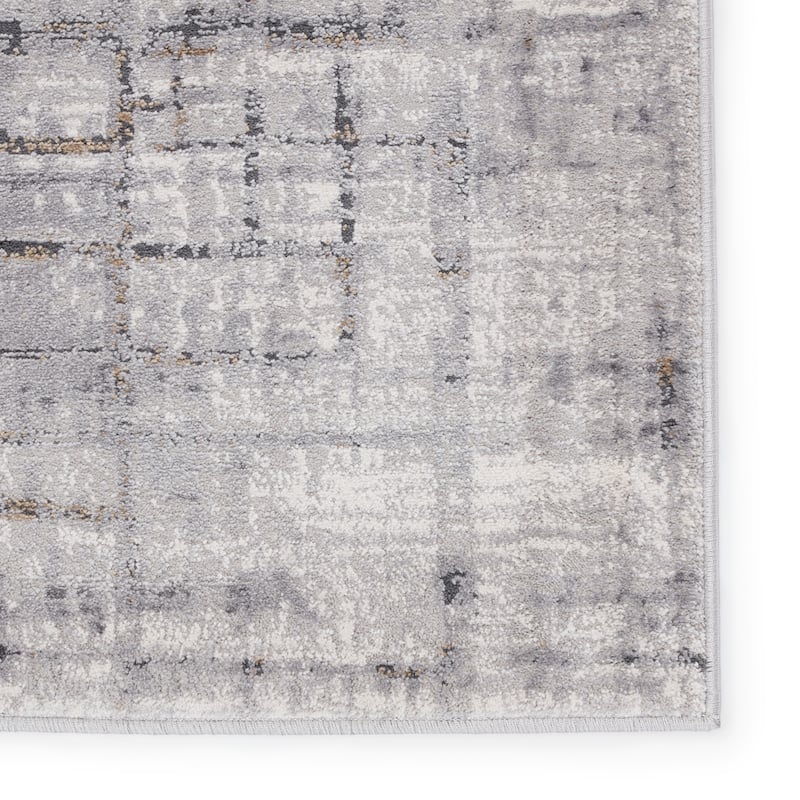 Toril Abstract Gray/ Gold Area Rug
