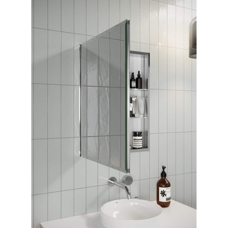 Glass Warehouse AC1-20X26 Yana 20" x 26" Frameless Single Door