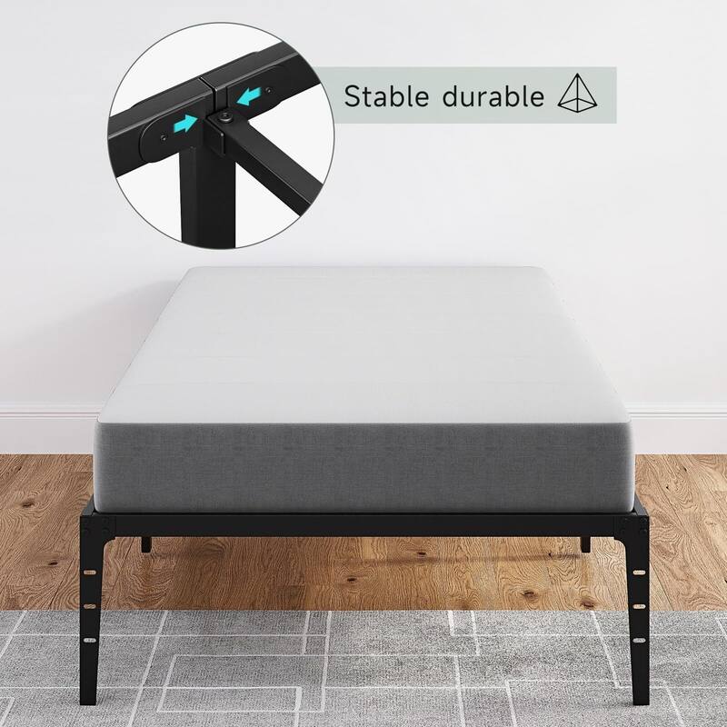 Heavy Duty Metal Platform Bed Frame