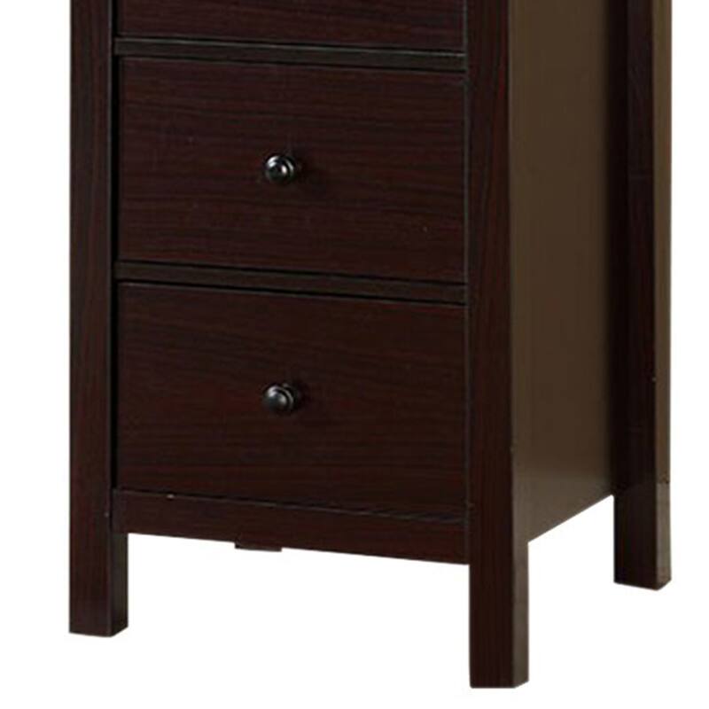 Launces Contemporary Style Chest, Espresso