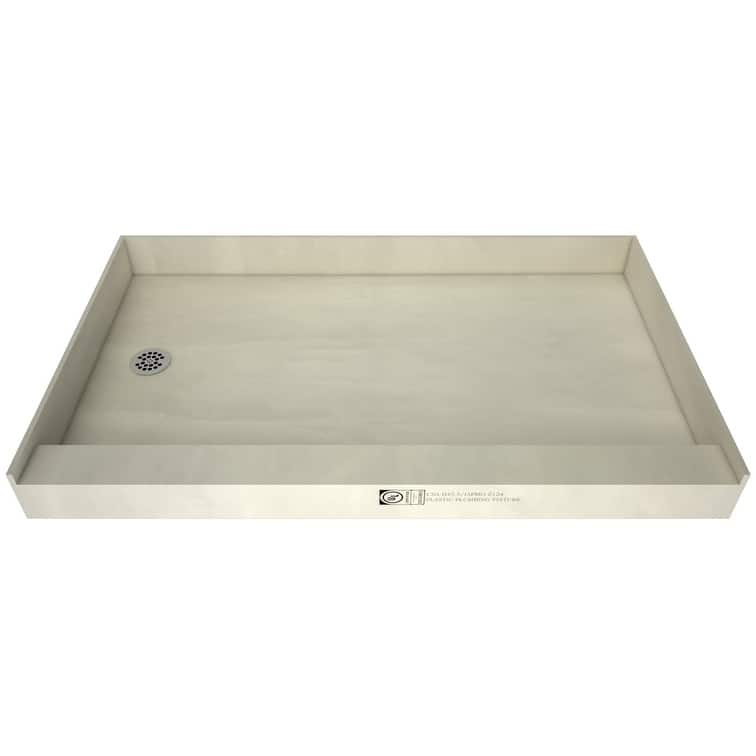 Tile Redi P3660L-PVC Redi Base 60" x 36" Rectangular Shower Base with