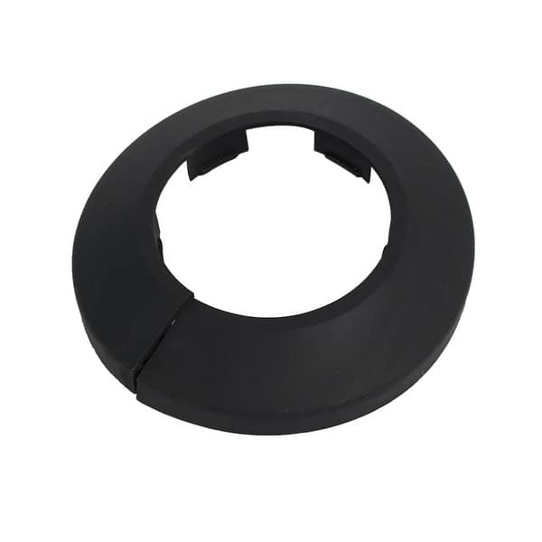40mm Plastic Wall Flange Radiator Water Pipe Cover Black Bed Bath
