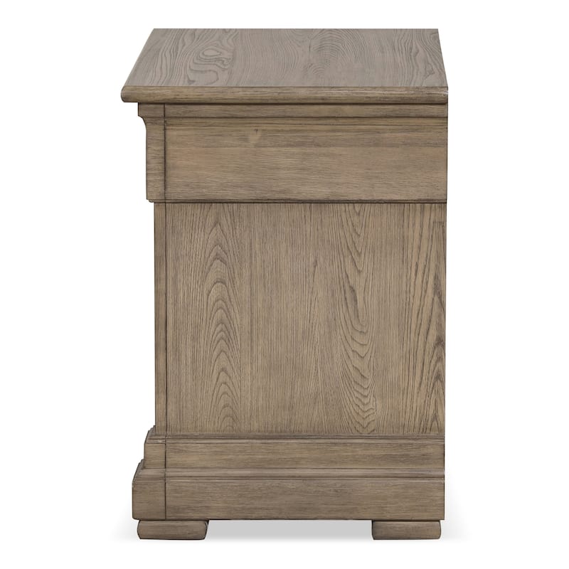 Furniture of America Wacine 3-Piece Weathered Grey Solid Wood Panel Bedroom Set