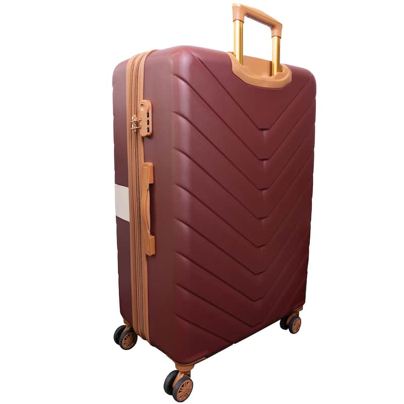 Max Studio 3 Piece Athens Expandable Lightweight Durable Suitcase Double Spinner Wheel Luggage Set