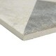 preview thumbnail 3 of 6, Merola Tile D'Anticatto Decor Triangoli 8.75" x 8.75" Porcelain Floor and Wall Tile