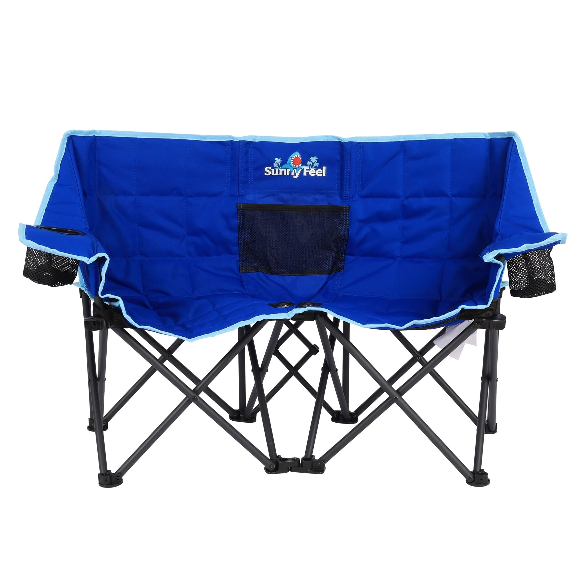 Double seat folding lawn chairs sales