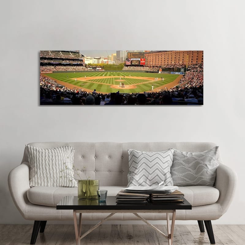 iCanvas "Camden Yards Baseball Game Baltimore Maryland USA No. 2" by Panoramic Images Canvas Print