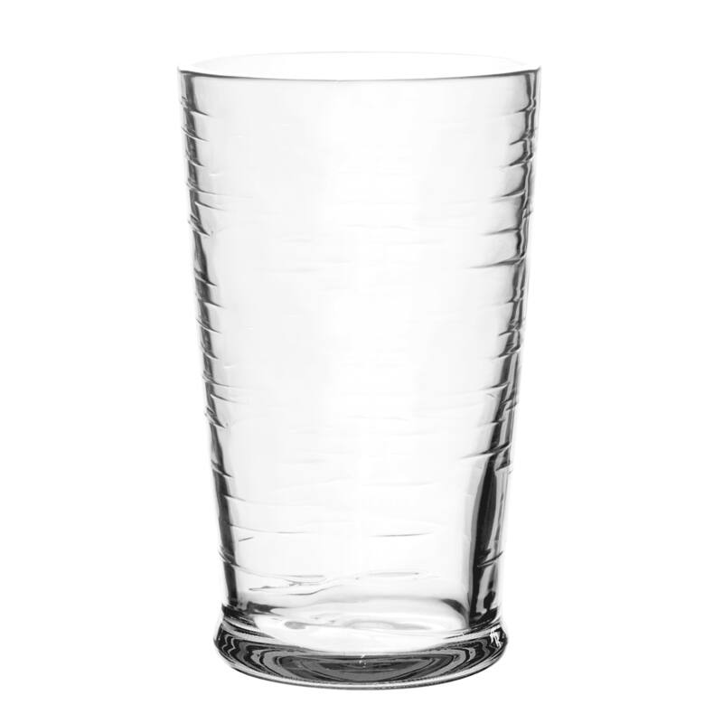 Abode Homewares Cordoba Acrylic Drinking Glass - Clear - 23 oz - Set of 6