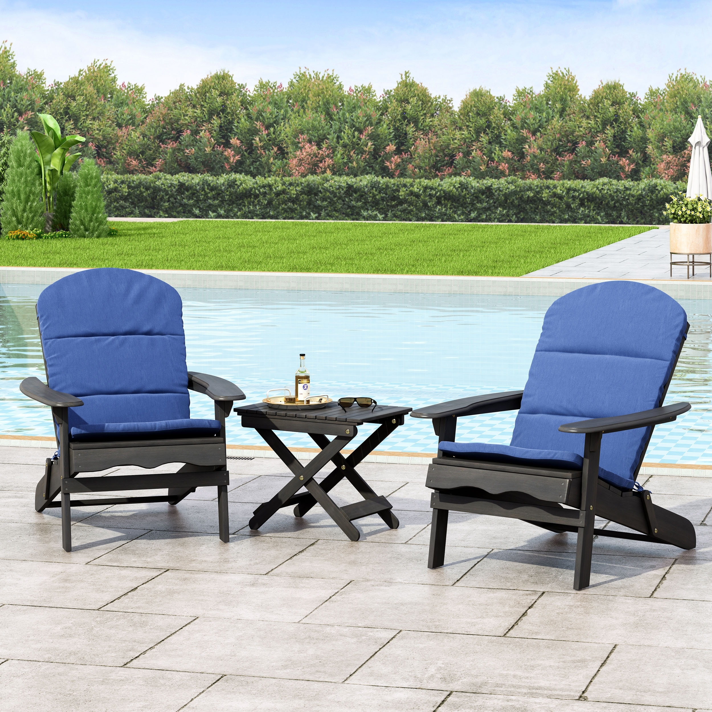 Malibu outdoor adirondack rocking chair by christopher knight on sale home