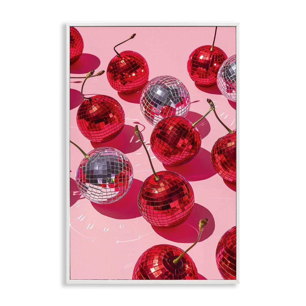 Stupell Cherry Picked Disco Framed Giclee Art Design By LSR Design Studio