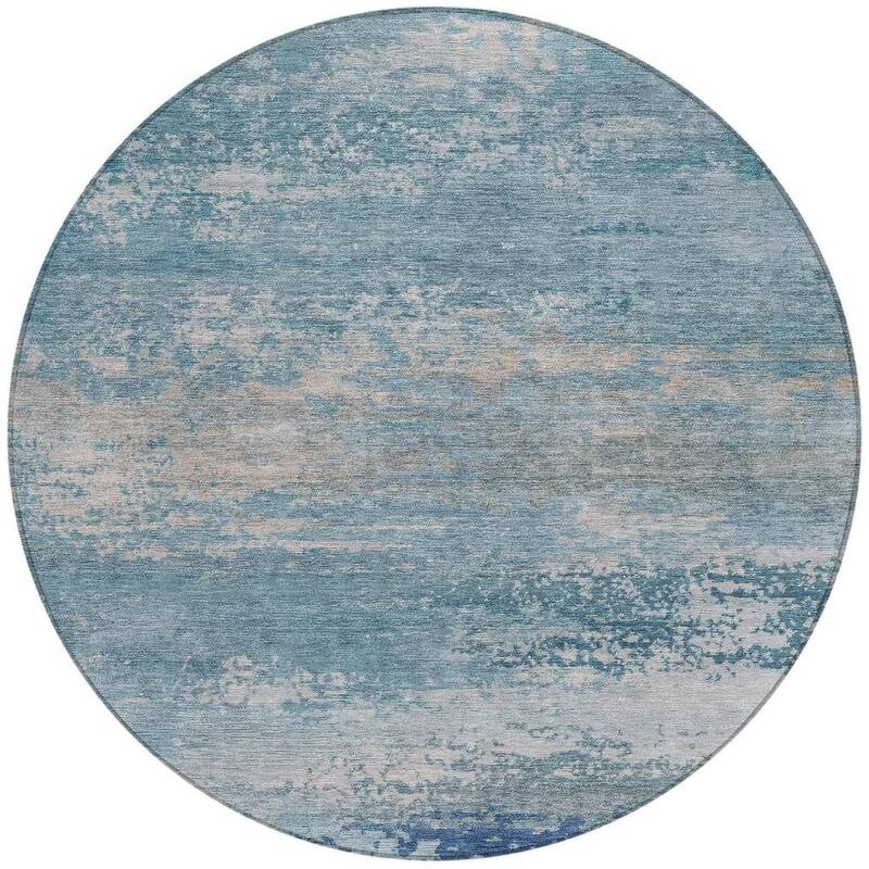 HomeRoots Abstract Transitional Rectangle Outdoor Rug