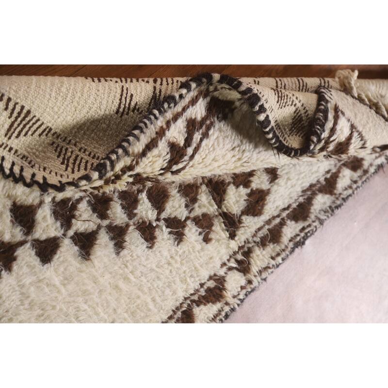 Natural Dye Tribal Anatolian Runner Rug Handmade Turkish Wool Carpet - 2'9"x 11'4"