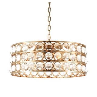 Gold Iron Chandeliers With Clear Crystal Balls Accents - Bed Bath ...