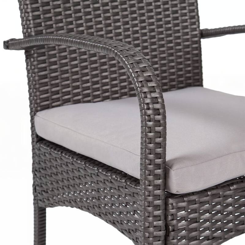 outdoor PE WICKER DINING CHAIR ,SET OF 2 PCS