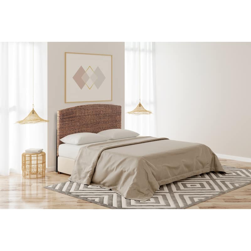 Nusa Woven Banana Leaf Headboard