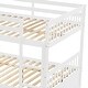 preview thumbnail 6 of 16, Minimalist Design Wooden Detachable Full Over Full Bunk Bed with Trundle Bed