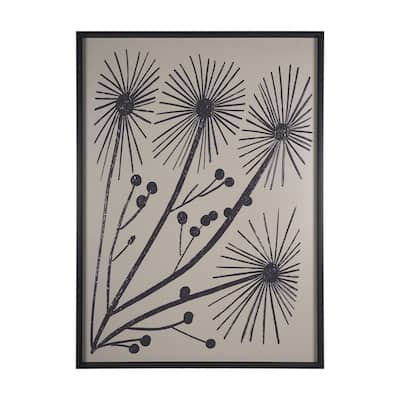 Simple Floral-Grow Framed Art Print