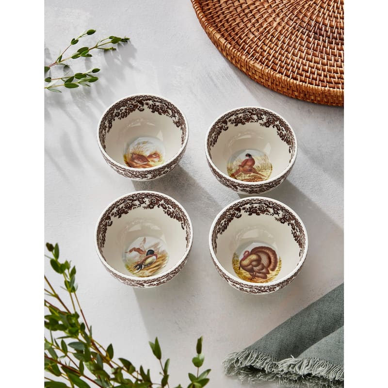 Spode Woodland Set of 4 Dip Bowls