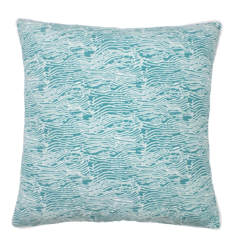 Back Support Lumbar Pillow Gray Coral and Teal Throw Pillows 