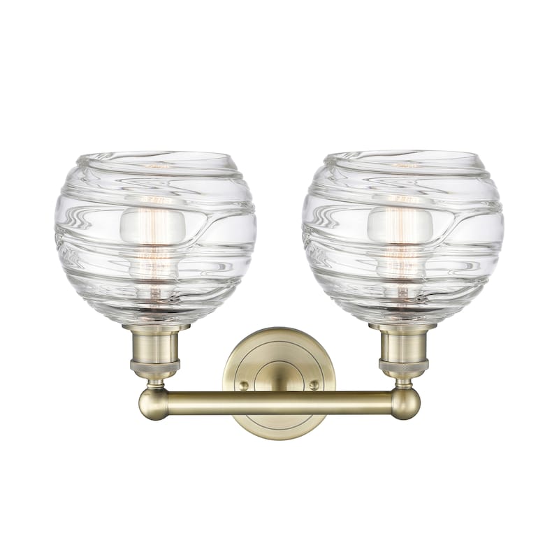 Innovations Lighting Athens Deco Swirl - 2 Light 17" Bath Vanity Light
