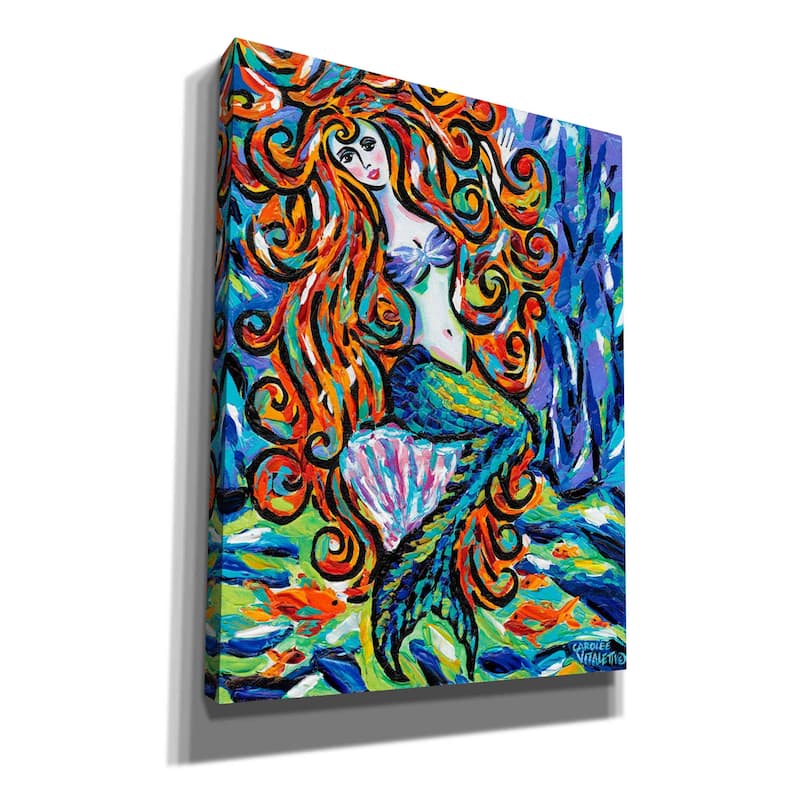 Epic Graffiti 'Ocean Friends III' by Carolee Vitaletti, Canvas Wall Art