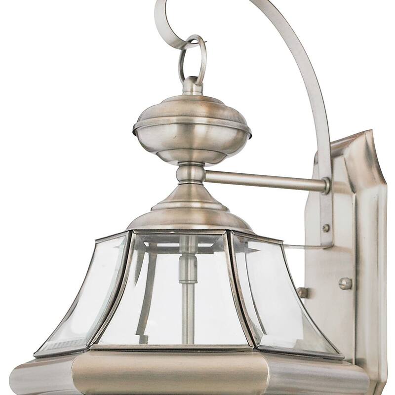 Roseto Gaines 3 Light 23" Tall Outdoor Wall Sconce with Clear Glass