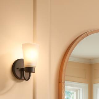 Kichler Lighting Erma 1-Light Bathroom Indoor Wall Sconce Light