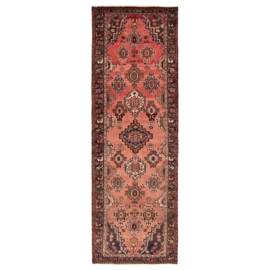 ECARPETGALLERY Hand-knotted Andelz Copper Wool Rug - 3'2 x 9'9