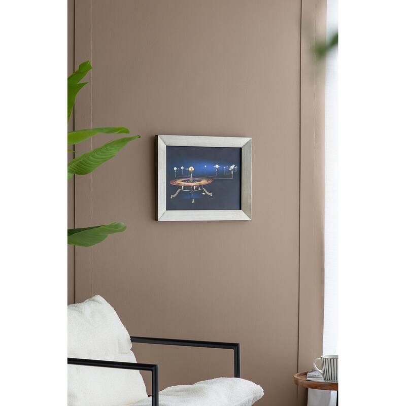 Modern Rectangular Wall Decor with Futuristic and Classic Patterns Fusion, for Living Room Bedroom and Office - Multi