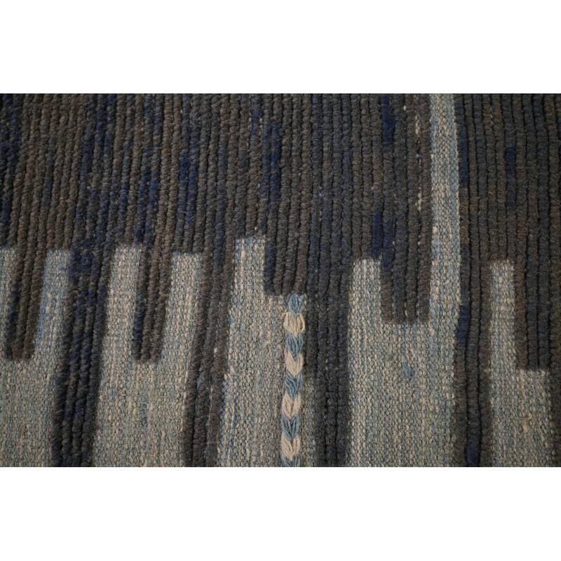 Earth Tone Moroccan Area Rug Handmade Wool Carpet - 7'11"x 12'2"