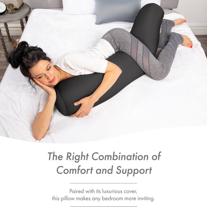 Cover Only - Body Pillowcase - Spandex/Nylon Blend for Silky Touch