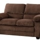 preview thumbnail 5 of 3, Andres Contemporary Brown Upholstered Living Room Loveseat