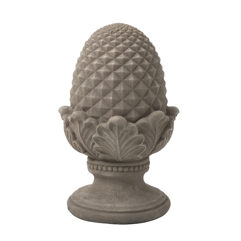 16.5"H MgO Blessings Artichoke Garden Statue Indoor Outdoor Decor by Glitzhome