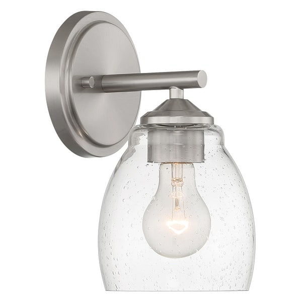 slide 2 of 2, Minka Lavery 2431 Winsley 10" Tall Vantage Bathroom Sconce with Seedy