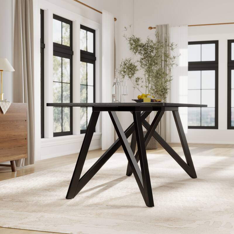 Roundhill Furniture Axler 70-in Length Dining Table