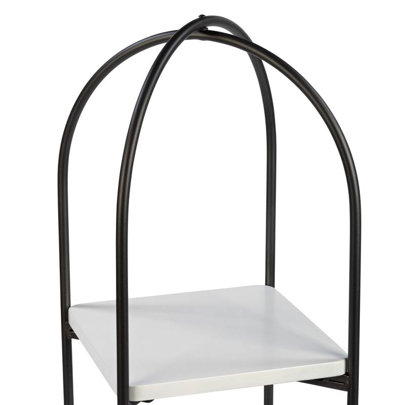 3 Tier Wood & Metal Shelf