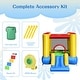 preview thumbnail 12 of 10, Kids Inflatable Bounce House with Slide - 6.5ft x 8.3ft x 5.2ft (L x W x H)