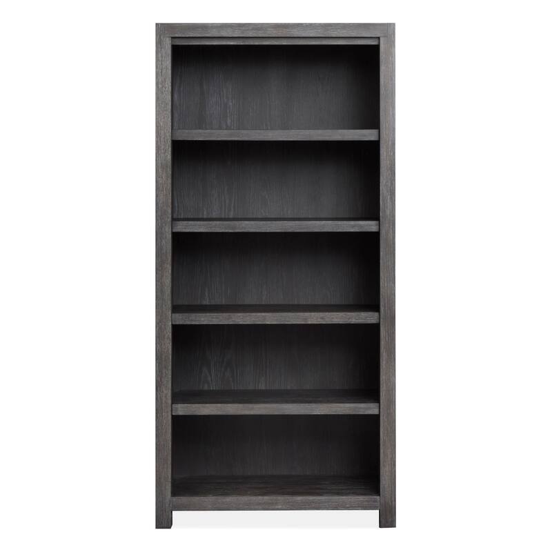 Magnussen Home Plum Creek Ravenwood Black Bookcase - 38"W x 18"D x 80"H