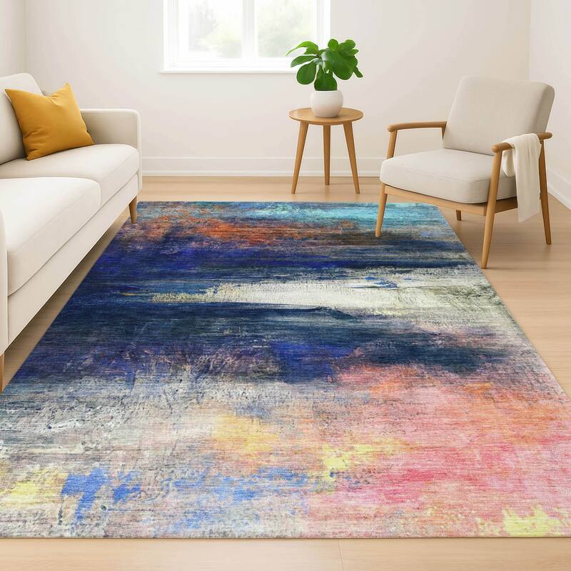 Premium Washable Super Soft Modern Abstract Mayfield Rug