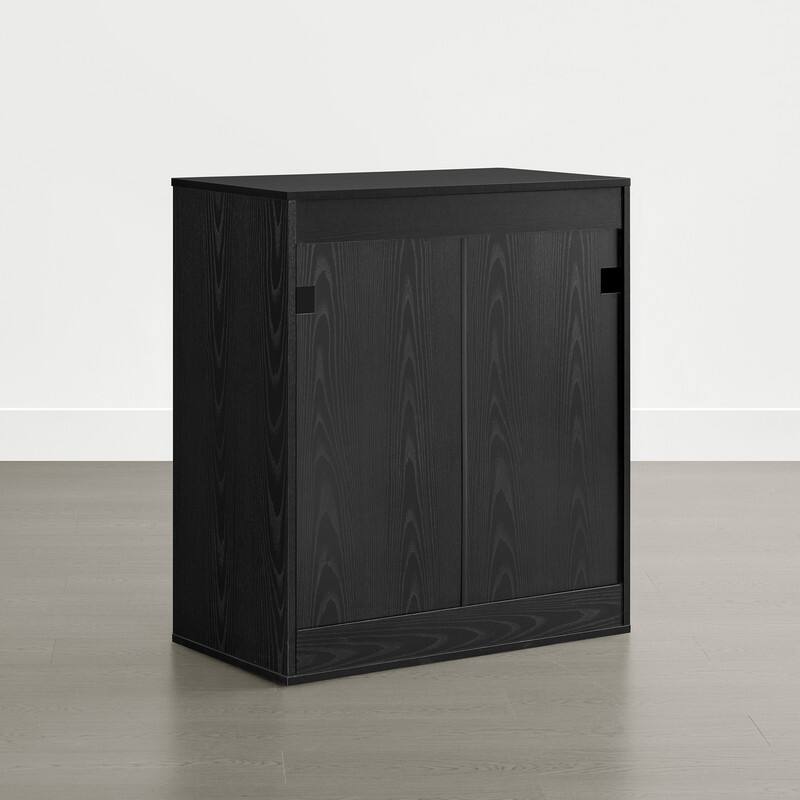 Spruce & Spring 31.5" Modern Industrial Sideboard Cabinet Storage Cabinet