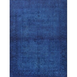 Ahgly Company Machine Washable Contemporary Blueberry Blue Area Rugs ...