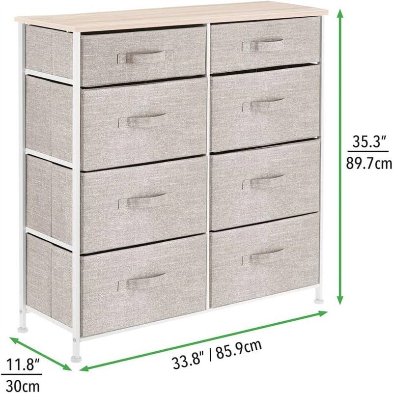 8 Slim Removable Drawers