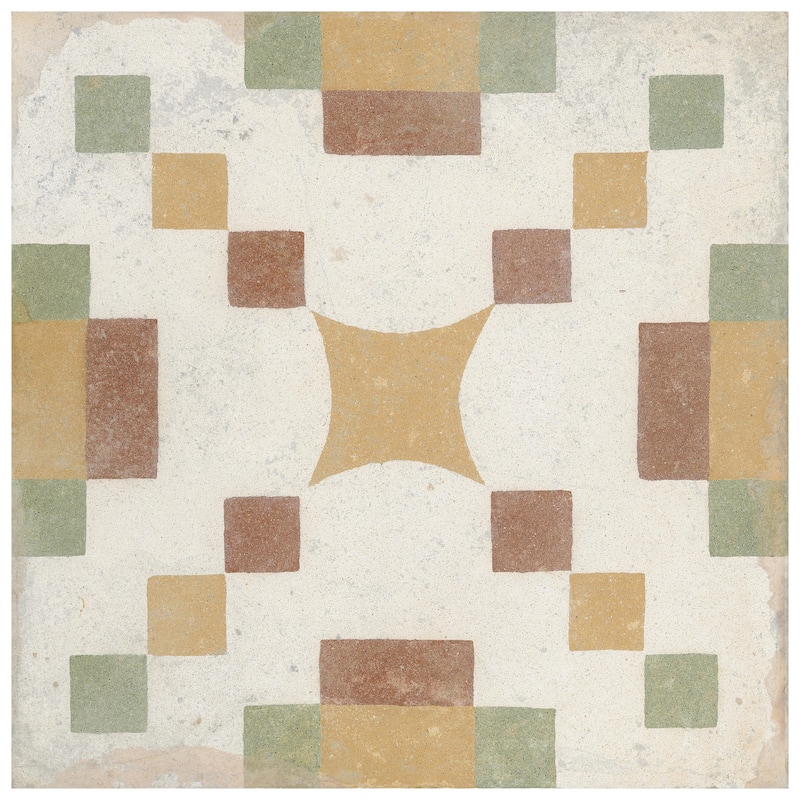 Merola Tile Kings Valentia Campanar 8-3/4" x 8-3/4" Porcelain Floor and Wall Tile